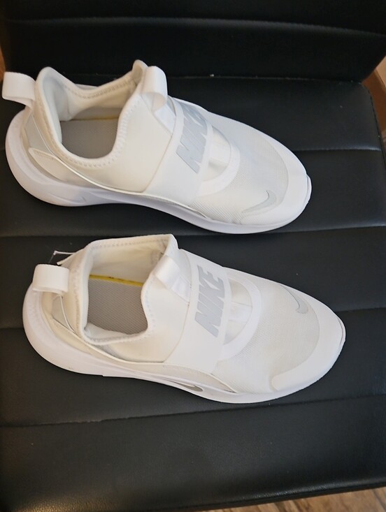 Nike Other - Youth Nike White Slip-On Sneakers with Elastic Strap